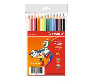 Набор карандашей цветных Stabilo "Trio" 12 цв