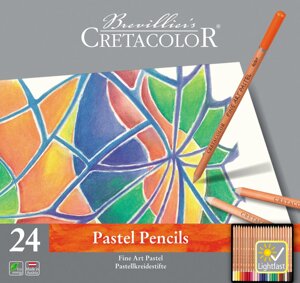 Набор карандашей пастельных Cretacolor "Fine Art Pastel" 24 шт в металлической коробке