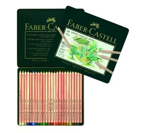 Набор карандашей пастельных Faber-castell "Pitt" 24 цв в металле