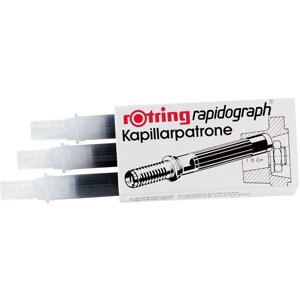 Набор картриджей для рапидографа Rotring 3 шт