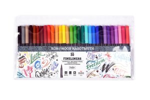 Набор линеров Koh-I-Noor "Fineliners" 0,3 мм, 30 цв