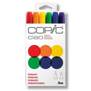 Набор маркеров Copic "Ciao" Основные цвета 6 цветов