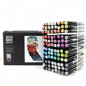 Набор маркеров Sketchmarker Brush 96 Set 3-96 маркеров в пластиковом кейсе)