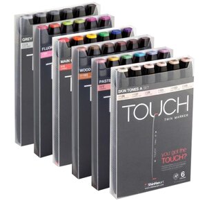Набор маркеров Touch Twin 6 цв