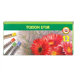 Набор пастели сухой Koh-I-Noor "Toison D'or" 12 цв., картон. упак.