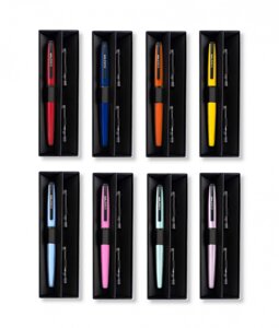Набор Ручка перьевая Малевичъ с конвертером, перо EF 0,4 мм,2 картриджа (индиго, черный), цвет: ц