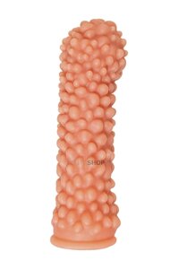 Насадка Kokos Penis Sleeve L с крупными пузырьками, телесная