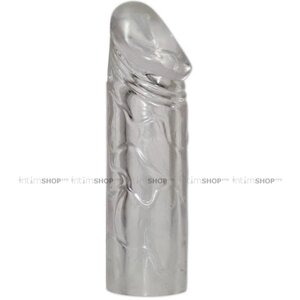 Насадка на член Orion Mega Dick Sleeve Transparent, бесцветная