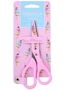 Ножницы 137 мм детские HappyCut сладости, блистер