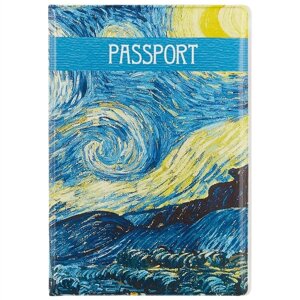 Обложка на паспорт «Винсент Ван Гог. Звёздная ночь»