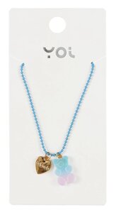 Ожерелье с подвеской Yoi, Мармеладный мишка, градиент 50 см