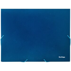 Папка-короб на резинке Berlingo А4, 30 мм, 700 мкм, синяя