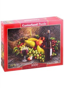 Пазл CastorLand Фрукты и вино, 1000 деталей