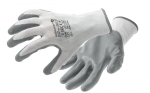 Перчатки рабочие с нитриловым покрытием GLAN размер 10