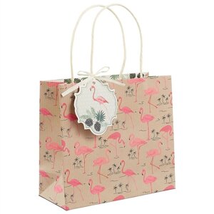 Подарочный пакет «Фламинго» А5