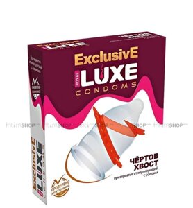 Презерватив Luxe Exclusive Чёртов хвост с усиками, 1 шт