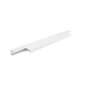 Профиль-ручка 296мм крепление саморезами белый матовый (краска) (PH. RU13.300. WHT)