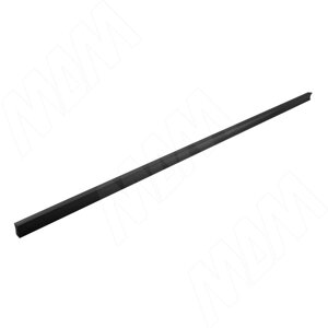 Профиль-ручка 320мм (L=1000мм) черный матовый (PH. RU16.1000. BL)