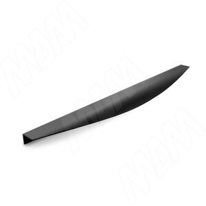 Профиль-ручка 396мм крепление саморезами черный матовый (анод) (PH. RU14.400. BL)