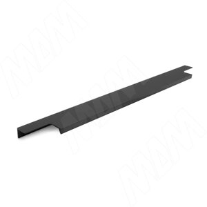 Профиль-ручка 446мм крепление саморезами черный матовый (анод) (PH. RU13.450. BL)