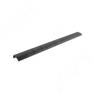 Профиль-ручка 596мм крепление саморезами черный матовый (анод) (PH. RU15.600. BL)