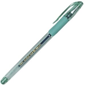 Ручка гелевая 0.7мм, зеленая, CROWN