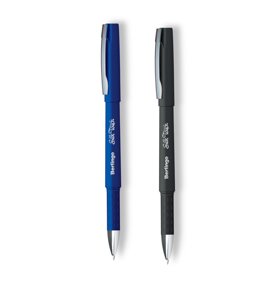 Ручка гелевая Berlingo "Silk touch" 0,5 мм, черная