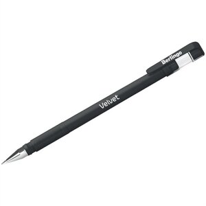 Ручка гелевая Berlingo Velvet черная, 0,5мм