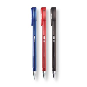 Ручка гелевая Berlingo "X-Gel" 0,5 мм, красная