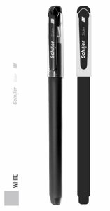 Ручка гелевая черная soft tuch, Schiller (LEA 21170)