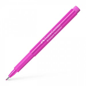 Ручка капиллярная Faber-Castell "BROADPEN 1554" 0,8 мм, розовый