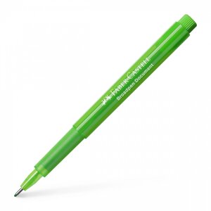 Ручка капиллярная Faber-Castell "BROADPEN 1554" 0,8 мм, зеленый