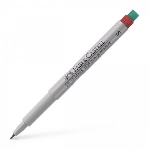 Ручка капиллярная Faber-Castell "MULTIMARK" 0,4 мм, для письма на пленке, красный