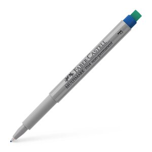 Ручка капиллярная Faber-Castell "MULTIMARK" 0,6 мм, для письма на пленке, синий