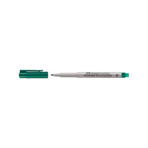Ручка капиллярная Faber-Castell "MULTIMARK" 1 мм, для письма на пленке, зеленый