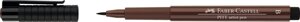 Ручка капиллярная Faber-Castell "Pitt artist pen" B, красно-коричневый