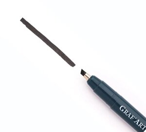 Ручка капиллярная Малевичъ "Graf'Art" скошенная, 1,00 мм