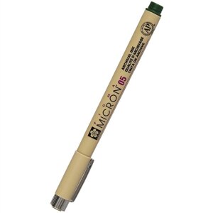 Ручка капиллярная Pigma Micron 0.45мм Хаки, Sakura