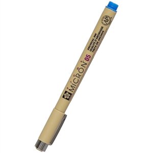 Ручка капиллярная Pigma Micron 0.45мм Синий, Sakura