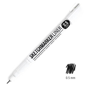 Ручка капиллярная Sketchmarker 0,5 черный