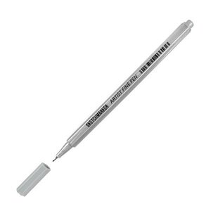Ручка капиллярная SKETCHMARKER Artist fine pen цв. Серый светлый
