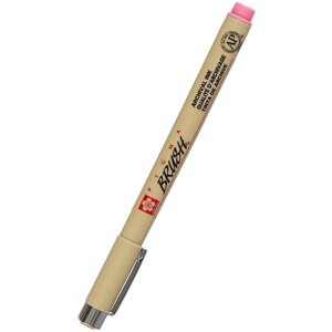 Ручка-кисточка капиллярная Pigma Brush Розовый, Sakura
