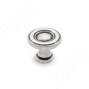 Ручка-кнопка D25мм серебро состаренное (WPO. 811.025.00E8)