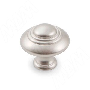 Ручка-кнопка D30мм серебро Ноттингем (WPO. 2031.030.00R3)
