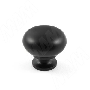 Ручка-кнопка D32мм черный матовый (KH. 09.000. BLM)