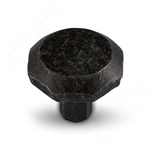 Ручка-кнопка железо черное (WPO. 761.000.00T2)