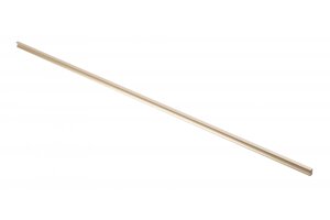 Ручка мебельная алюминиевая GROOVE L-1200 мм, светлое брашированное золото