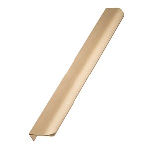 Ручка мебельная алюминиевая HEXA 256мм/290мм, светлое брашированное золото