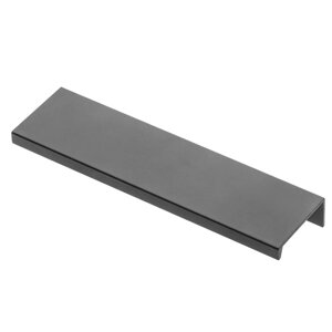 Ручка мебельная алюминиевая HEXI 96мм/150мм, черный матовый