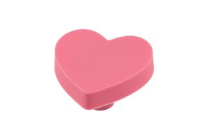 Ручка мебельная UM-HEART сердце, розовый